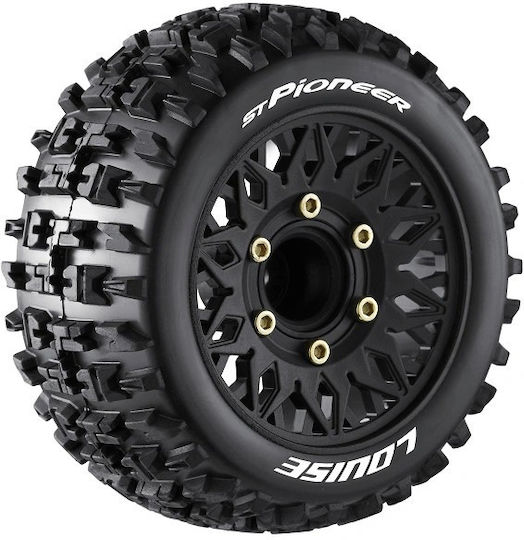 Louise Tires & Wheels St-pioneer 1/10 Soft Removable 12 14 & 17mm Hex 2 Pieces
