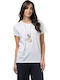 Damen Bluse Baumwolle Weiß