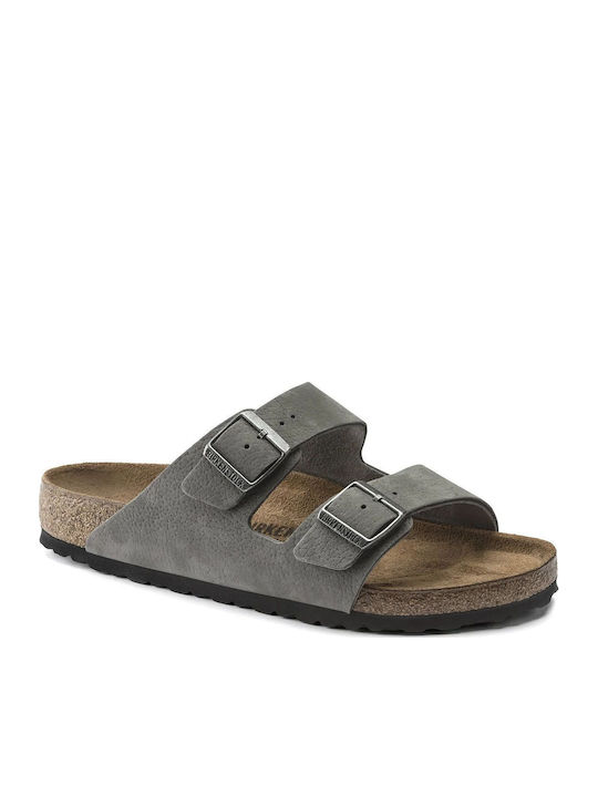 Birkenstock Arizona Leder Flache Sandalen für D...
