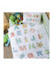 Nef-Nef Homeware Κουβέρτα Κούνιας Alphabet Monster Πικέ Λευκή 110x150εκ.