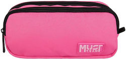 Must Team Monochrome Pink Pencil Case
