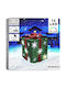Home&Styling Collection Leuchtendes grünes Geschenk 14 LED 46 cm