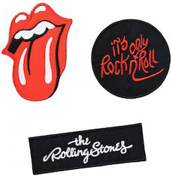 Set of 3 Sew-On Patches Rolling Stones Set of 3 Sew-On Patches Rolling Stones