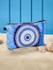 Toiletry Bag in Light Blue Color 21cm