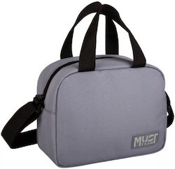 Must Team Isolierte Tasche Lunch Bag Umhängetasche Grau Must Team Isolierte Tasche Lunch Bag Umhängetasche Grau