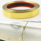 Selbstklebende Ornamentrolle 10mm x 15m Gold-Chrom-Farbe