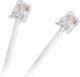 White 2m Telephone Cable