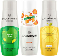 Sirop Sodastream Lămâie Lime + Mirinda Zero + L...