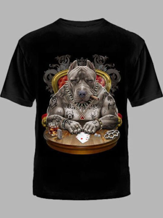 Pitbull Poker T-shirt Poker Pitbull Blouse