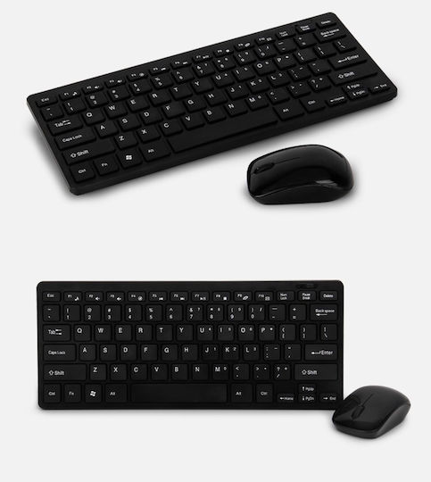 RF-8068 Wireless Keyboard & Mouse Set International English