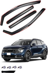 Set Vorder- und Rückseite Auto Windschutzscheiben für Kia Sportage 2021+ 4 Stück