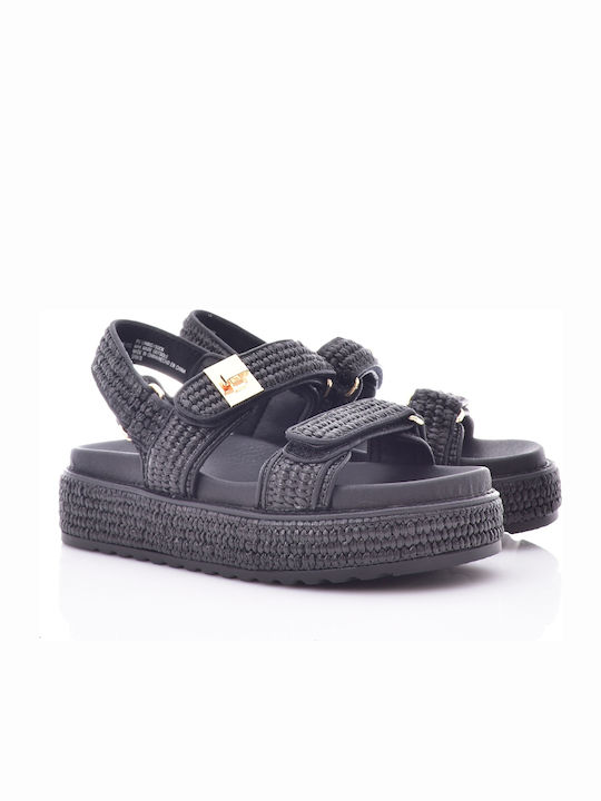 Steve Madden Bigmona Γυναικεία Σανδάλια Μαύρα