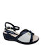Anatomic Women's Synthetic Leather Platform Shoes Black