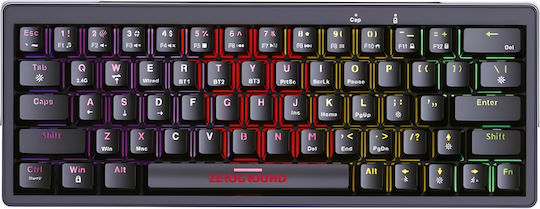 Zeroground KB-3700G SATOMI v2.0 Gaming Μηχανικό Πληκτρολόγιο με Outemu Red διακόπτες και RGB φωτισμό (Αγγλικό US)