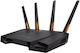 Asus TUF Gaming AX4200 Drahtlos Router Wi-Fi 6 mit 4 Anschlüssen Gigabit Ethernet