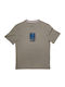 Kurzarmbluse Khaki