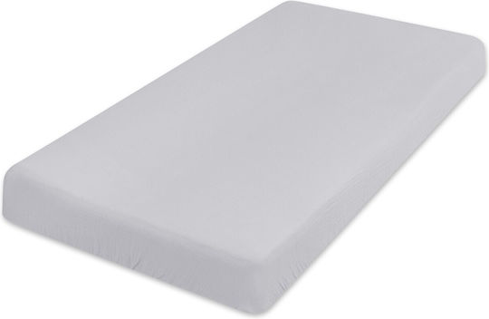 Matex Baby Sheet Crib Cotton Fitted White 70x140cm