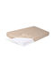 Matex Baby Sheet Crib Flannel Fitted Brown 80x160cm