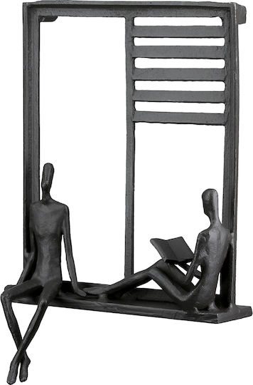 ArteLibre Διακοσμητική Φιγούρα από Μέταλλο 17x9x25cm