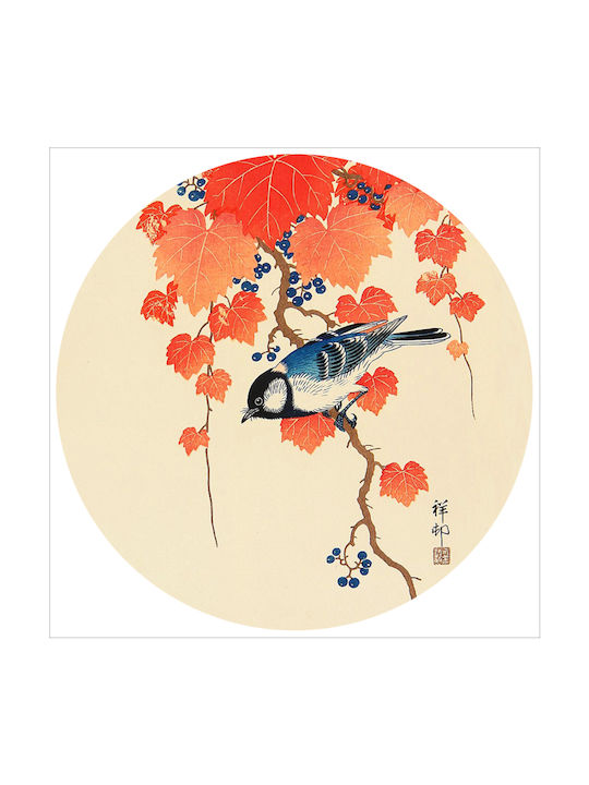 Parastone Briefbeschwerer Ohara Koson "Meisen und Trauben"