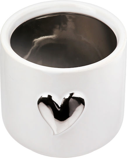 ArteLibre Plant Pot Ceramic White