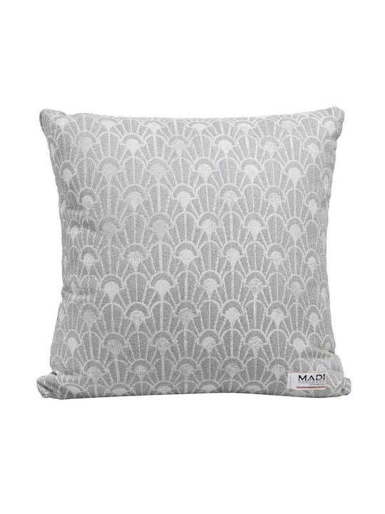 Madi Μαξιλάρι Καναπέ Dominor Grey 45x45εκ.