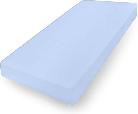Matex με Λάστιχο Γαλάζιο 80x160εκ.