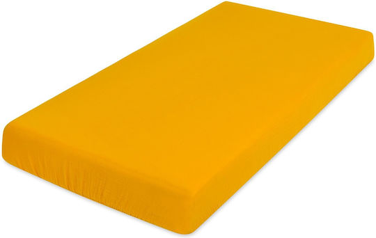 Matex με Λάστιχο Κίτρινο 70x140εκ.