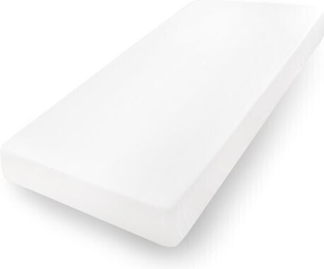 Matex Baby Bettlaken Für Krippe Flanell Angepasst Weiß 80x160cm