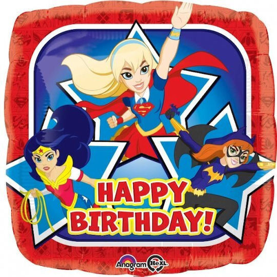 18″ Μπαλόνι Γενεθλίων Dc Super Hero Girls