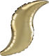 Balloon Gold Satin Curve
