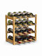 Bakaji Επιτραπέζια Κάβα Ποτών Ξύλινη για 16 Μπουκάλια Μπεζ 43x25x43εκ.