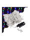 600 Λαμπάκια LED 6μ. x 300εκ. RGB τύπου Κουρτίνα
