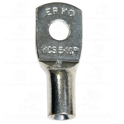 Eyelet Terminal Tubular Kcs Cu 10mm M5 1pc Erko