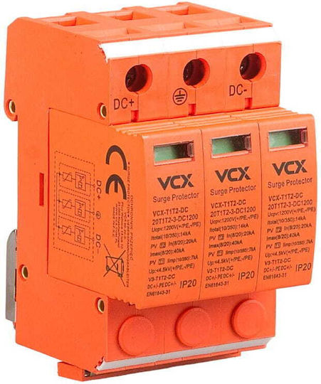 Dc Surge Protector B+c T1t2 3p 14ka