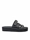 Women's Flat Sandals Flatforms in Black Color