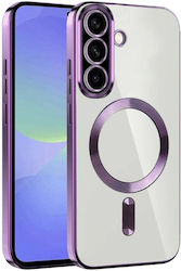 Samsung Galaxy A36 5G and Galaxy A56 5G Back Cover with Magsafe Compatibility in Purple with Sticker