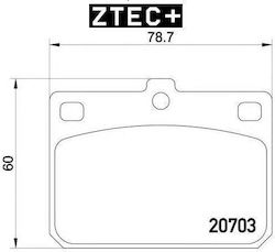 Ztec+ Bremsscheiben Toyota vorne Ztec+ Bremsscheiben Toyota vorne