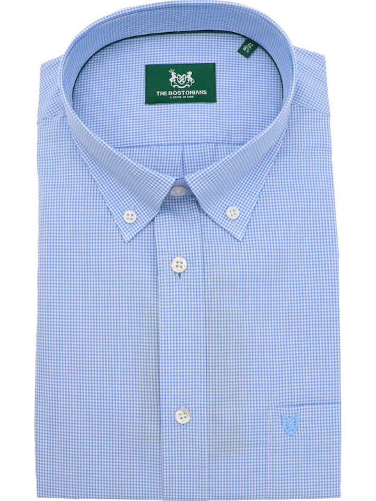 The Bostonians Chester Long-sleeved Shirt Sky Blue