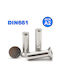 Inox Kiss Πριτσίνια Inox M3x6mm 100τμχ