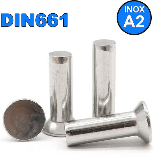 Inox Kiss Πριτσίνια Inox M3x10mm 100Stück