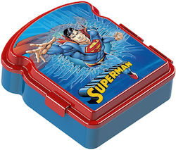 Superman Plastic Food Container Superman Plastic Food Container