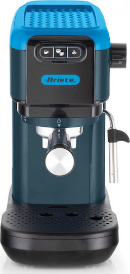 Ariete 1399/18 Μηχανή Espresso 1300W Πίεσης 15bar Μπλε