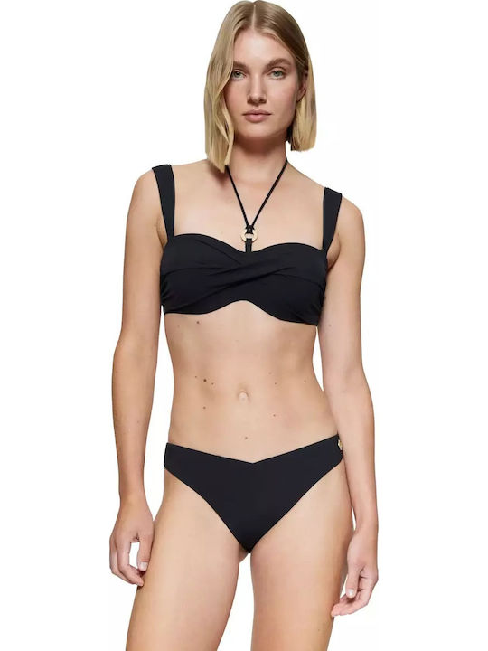 Triumph Summer Twist Bikini Brazil Μαύρο