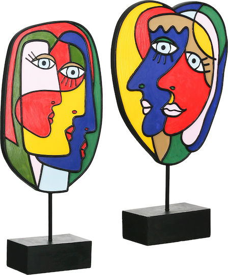 ArteLibre Decorative Busts Polyresin 20x7x35cm 2pcs