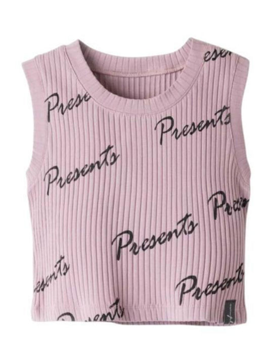 Evita Kids' Shirt Sleeveless Violet