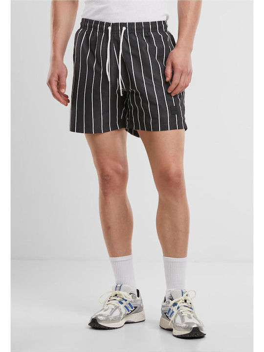 Ανδρικό Μαγιό Σορτς Black με Ρίγες