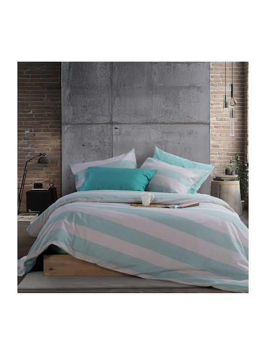 Nef-Nef Homeware Casual Stripe Σετ Σεντόνια με ...