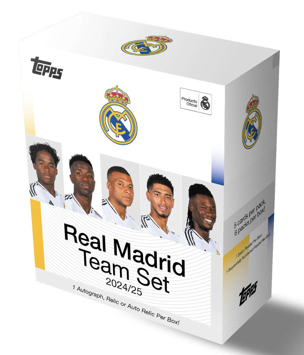 Topps Real Madrid 2024-25 Official Team Set Box | Skroutz.mt