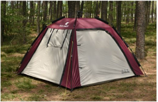 Keumer Automatic Camping Tent Beige 3 Seasons for 3 People 80x20cm